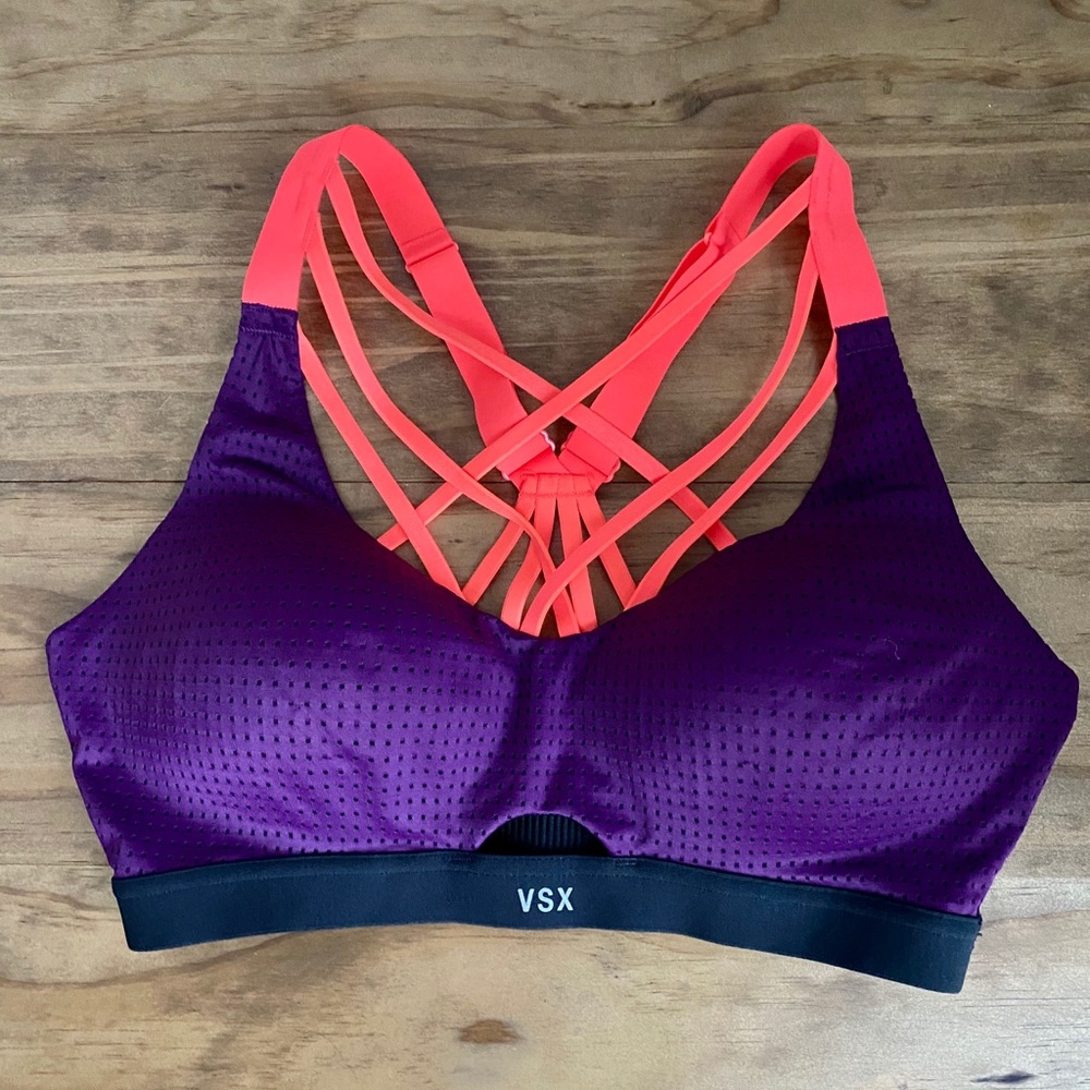 VICTORIAS SECRET NEON SPORTS BRA